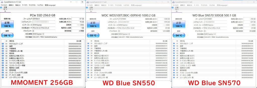 Quieter3C SSD INFO