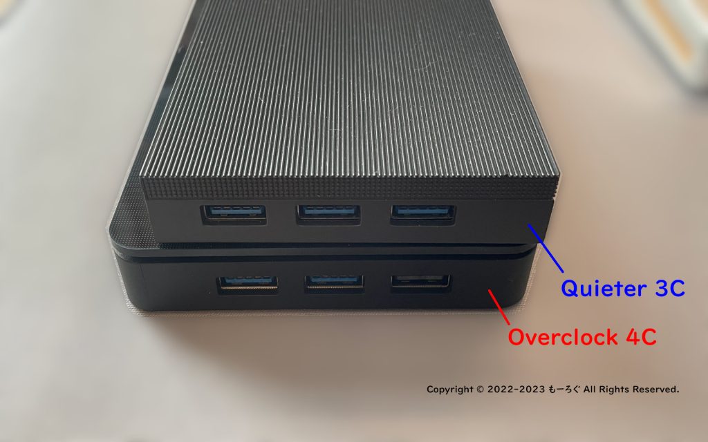 Overclock 4C-Quieter 3C USBポート