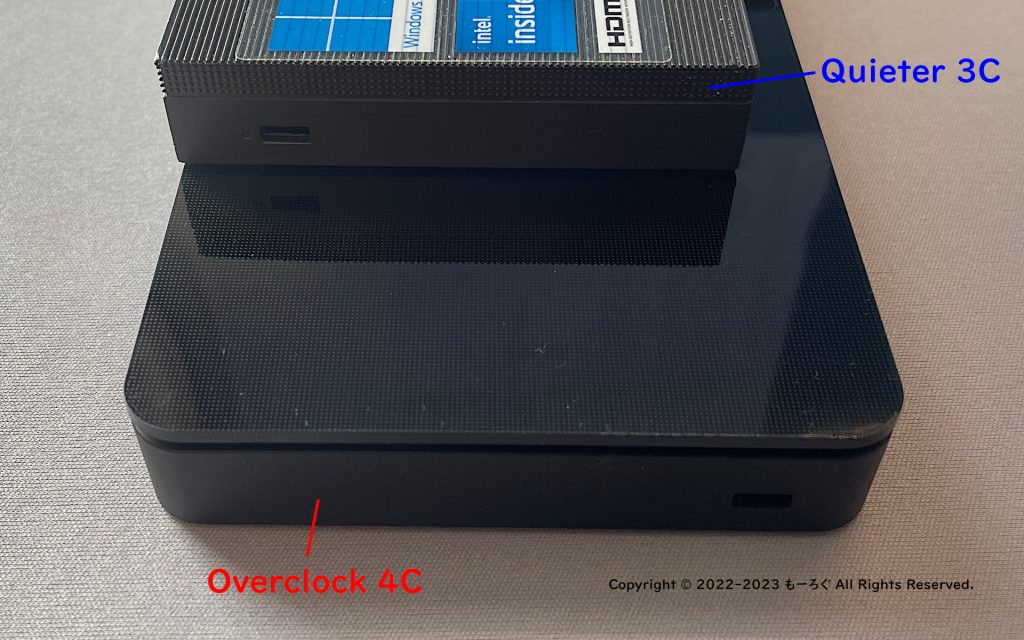 Overclock 4C-Quieter 3C 側面